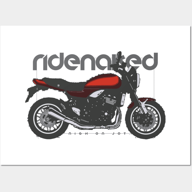 Ride Naked rs red Wall Art by NighOnJoy